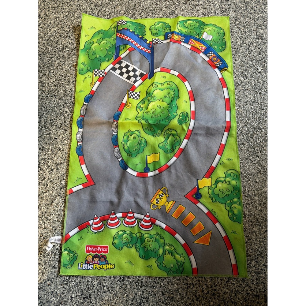 Fisher-Price Little People‎ Wheelies Race Track Play Mat 2008 Mattel N6017 N4628
